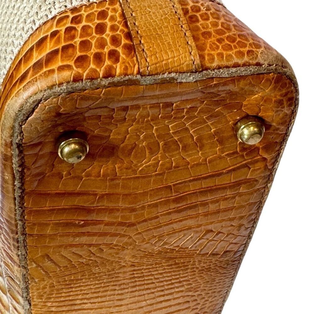 Brahmin Woven Tan and Brown Shoulder Bag - Picture 13 of 15
